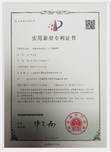 专利证书